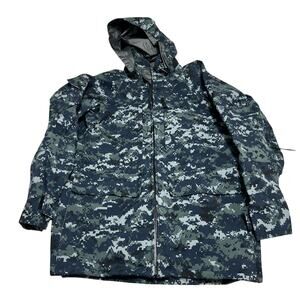 US NAVY NWU GORE TEX COLD WEATHER DIGITAL PARKA NO LINER - SMALL REG